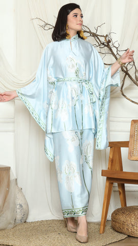 Blue Orchid Tunic Sarung Set