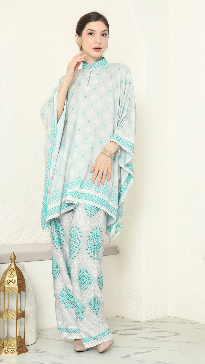 Kanzi Songket Pants Set Black