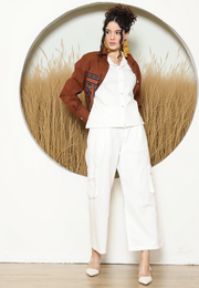 Terracota Ikat Pocket Oversized Tunic