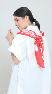 Red Long Scarf Singapore