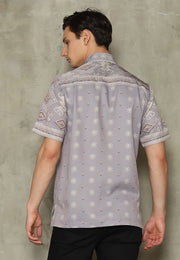 Ash Grey Sumba Man Shirt