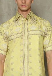 Yellow Sumba Man Shirt