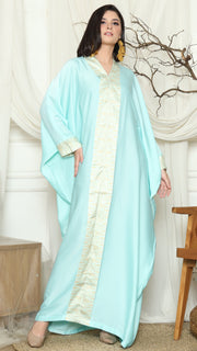 Aqua Plain Tapis Kebaya Kaftan