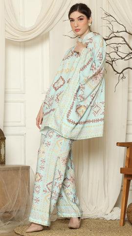 Aqua Ikat Gold HC Pants Set