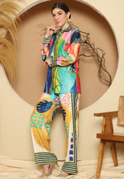 Underwater Abstract Pant Set