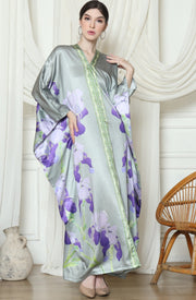 Purple Orchid Long Kaftan