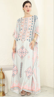 Pink Tribe Short Kaftan