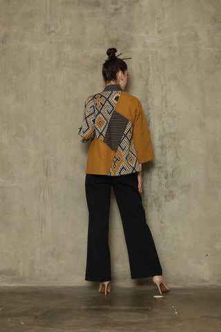 Mustard Patch Ikat Outer