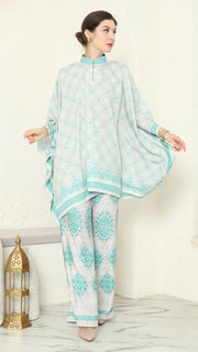 Sea Salt Songket Pants Set