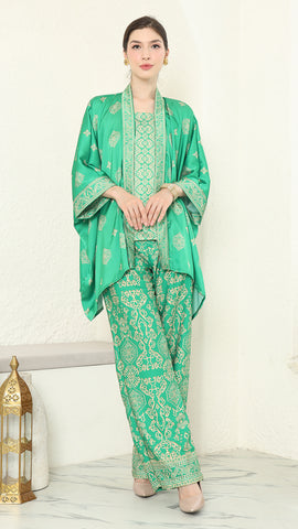 Green Gold Kutubaru Bali Pants Set