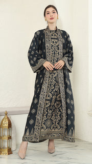 BLACK GOLD OUTER DRESS SET