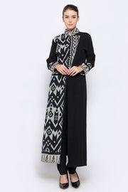 Long overlay Ikat Outer