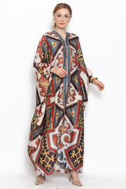 Kanzi Long Sleeve Ethnic Kaftan