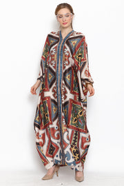 Kanzi Long Sleeve Ethnic Kaftan