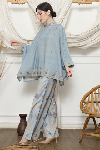 Light Blue Ikat HC Pants Set