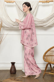 Pink Sumba R-neck Pant Set
