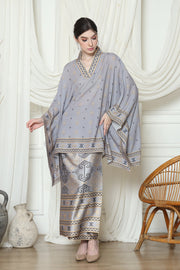 Ikat V-neck Sarong Set