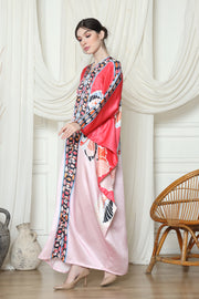 Pink Orchid Long Sleeve Kaftan