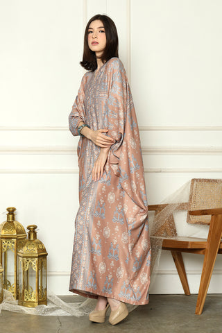 Long Sleeve Songket Kaftan